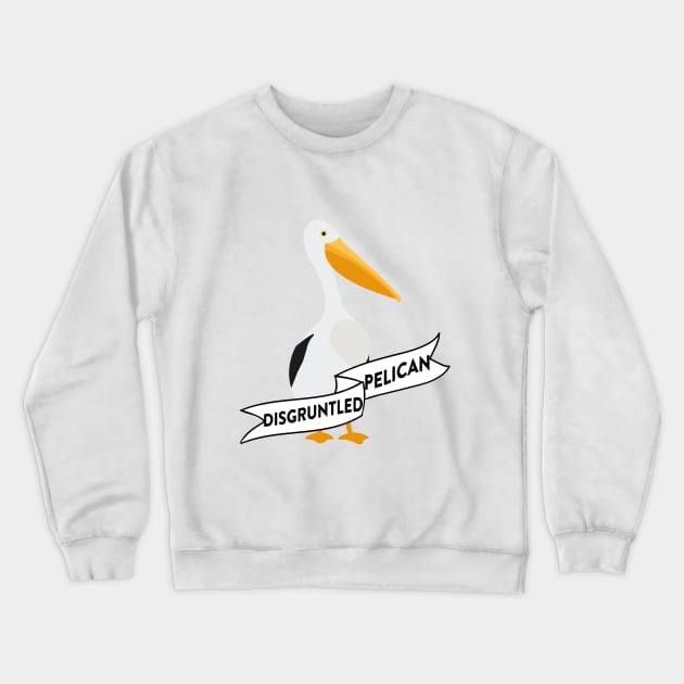 disgruntled pelican Crewneck Sweatshirt by aluap1006